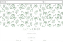 Safari Online Party Invitations
