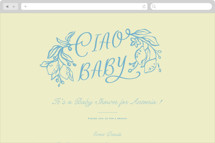 Ciao Baby Online Party Invitations