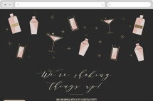 Celebratory Cocktails Online Party Invitations