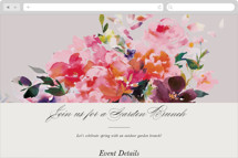 floral party Online Party Invitations