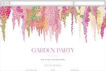 whimsical garden Online Party Invitations