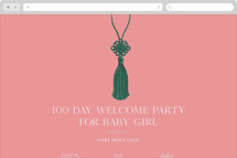 Norigae Tassel Online Religious Milestone Invitations