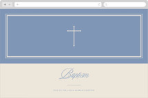 Classic blessings Online Religious Milestone Invitations