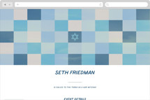 Checkered Mitzvah Online Religious Milestone Invitations