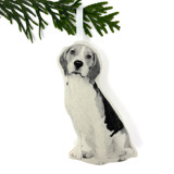 Silkscreen Beagle Ornament Ornaments