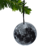 Plexi Silkscreen Full Moon Ornament Ornaments