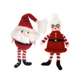 Mr & Mrs Claus Ornaments, set of 2 Ornaments