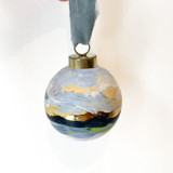 Endless Calm Gold Foil Ceramic Ornament Ornaments