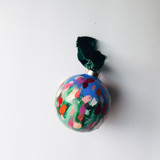 Midnight Floral Ornament - Blue Ornaments