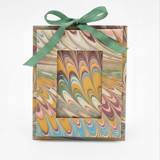 Mini Hand-Marbled Picture Frame Ornament | Flatiron Feathers Ornaments