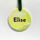 Personalized Tennis Ceramic Ornament Ornaments