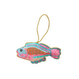 Francis de Fish Beaded Christmas Ornament Ornaments