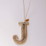 Personalized Handmade Letter Ornament - Small J Ornaments