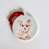 Personalized Hand-Painted Pet Portrait Ornaments Ornaments