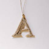 Personalized Handmade Letter Ornament - Small A Ornaments