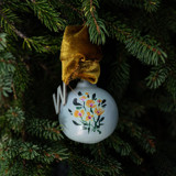 Winter Blossoms Customized Ornament Ornaments