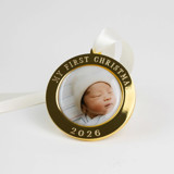 2026 Custom Photo Ornament My First Christmas Ornaments