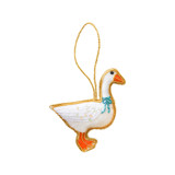 Goose Embellished Christmas Ornament Ornaments