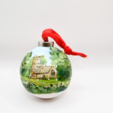 Custom Hand-Painted Wedding Ornament Ornaments