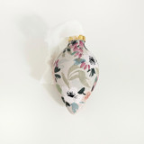 Taupe Floral Botanical Ornament Ornaments