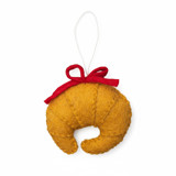 Felt Croissant Ornaments