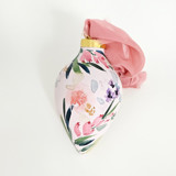 Light Rose Pink Floral Botanical Ornament Ornaments