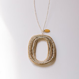 Personalized Handmade Letter Ornament - Large O Ornaments