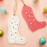 Cowgirl Boot Ornament Ornaments