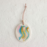 Abstract Oval Wall Hanging/Ornament Ornaments