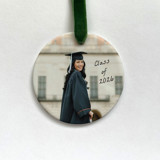 Custom Photo Ornament - Grad Script Ornaments