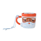 Baking Spirits Bright Santa Mug Ornament (Brown) Ornaments