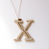 Personalized Handmade Letter Ornament - Small X Ornaments