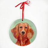 Dachshund, Decoupage Or... by Carol C. Young