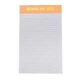 Doing My Best - Lined Notepad Notepad