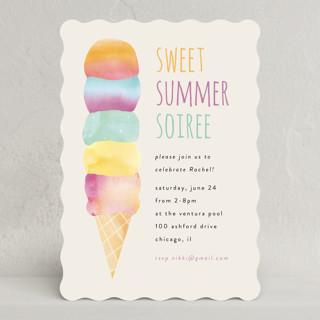 Sweet Summer Party Invitations
