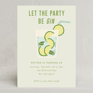 Be Gin Party Invitations