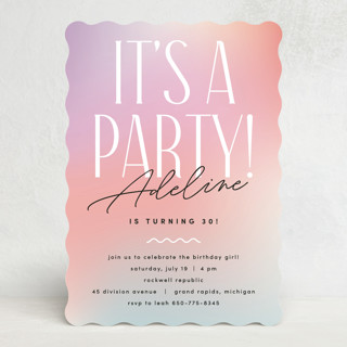 It's a party Party Invitations