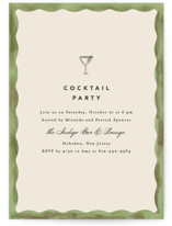 Formal scallop Party Invitations