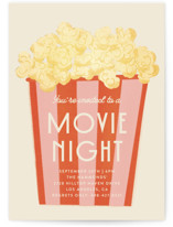 Pop Corn Party Invitations