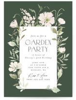 Gentle Garden Party Invitations