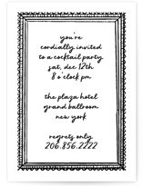 Illustrated Frame Party Invitations
