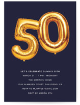 Big 50 Party Invitations