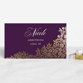 Floral Garden Foil-Pressed Place Cards