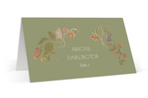 Radiant Botany Foil-Pressed Place Cards