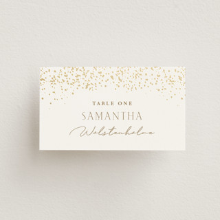 Effervescent Foil-Pressed Place Cards