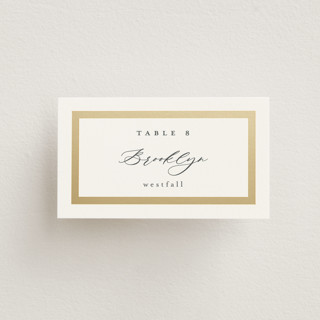 Chisel Foil-Pressed Place Cards
