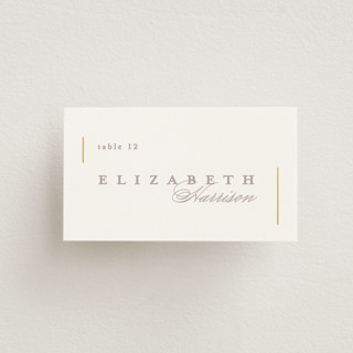 Ampersand glam Foil-Pressed Place Cards