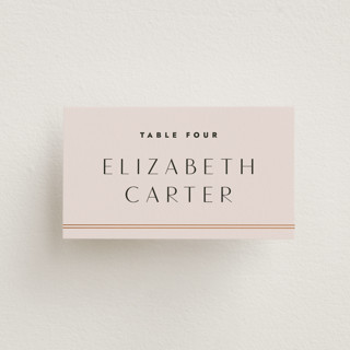 Deco Band Foil-Pressed Place Cards