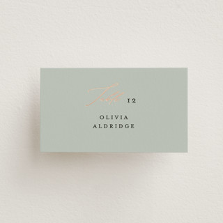 Gilded Script Foil-Pressed Place Cards