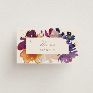 Bouquet Foil-Pressed Place Cards